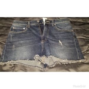 Victoria Secret High Waisted Cutoff Denim Short